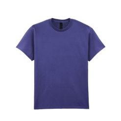 Ultra Bawełniana Koszulka Unisex Dla Dorosłych. Niebieskie bluzki GILDAN, m, bez wzorów, z bawełny, sportowe, bez kołnierzyka, bez ramiączek. Za 46.99 zł.