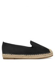 DeeZee Espadryle RS07-18 Czarny. Czarne espadryle DeeZee, bez wzorów, z materiału, bez obcasa, bez zapięcia. Za 89.99 zł.