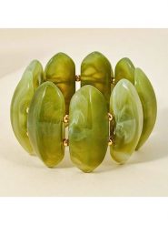 MENTHE À L'O Pozłacana bransoletka rozmiar: onesize. Zielone bransoletki MENTHE À L'O, pozłacane. Za 113.63 zł.