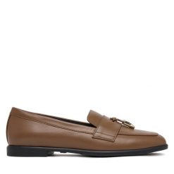 Lordsy Furla. Brązowe lordsy Furla, bez wzorów, bez obcasa, bez zapięcia. Za 1,199.00 zł.