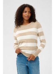 Kaffe Sweter w kolorze beżowym rozmiar: M. Brązowe swetry Kaffe, m, bez wzorów, bez ramiączek. Za 104.99 zł.