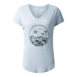 Koszulka Damska Serene Wave. Niebieskie bluzki Dare 2b, m, bez wzorów, sportowe, bez kołnierzyka, bez ramiączek. Za 42.99 zł.