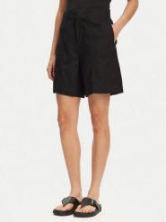 Calvin Klein Jeans Bermudy J20J225219 Czarny Relaxed Fit. Czarne szorty Calvin Klein Jeans, bez wzorów, z bawełny. Za 259.99 zł.