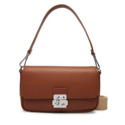 Torebka Coccinelle. Brązowe torebki klasyczne Coccinelle, bez wzorów, bez dodatków. Za 1,289.00 zł.