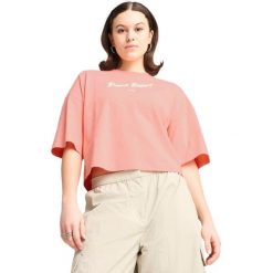 Koszulka Puma Premium Ess Oversized Graphic Tee, Kobiety. Czerwone koszulki sportowe Puma, bez wzorów, z bawełny, bez ramiączek. Za 122.99 zł.