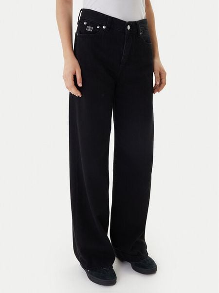 Tommy Jeans Jeansy DW0DW22116 Czarny Loose Fit. Czarne jeansy Tommy Jeans, bez wzorów. Za 399.99 zł.