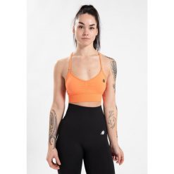 Olivia Bezszwowe Biustonosz sportowy - Peach. Brązowe bielizna sportowa GORILLA WEAR, l, bez wzorów. Za 169.99 zł.
