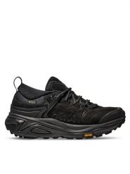 Hoka Trekkingi Kaha 3 Low GTX 1162533 Czarny. Czarne obuwie sportowe HOKA, ze skóry, bez zapięcia, trekkingowe. Za 929.99 zł.