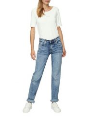 S.Oliver Koszulka w kolorze białym rozmiar: 36. Białe bluzki S.Oliver, s, bez wzorów, bez kołnierzyka, bez ramiączek. Za 41.30 zł.