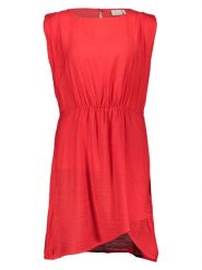 Kaffe Sukienka w kolorze czerwonym rozmiar: 36. Czerwone sukienki Kaffe, bez wzorów, bez kołnierzyka, bez ramiączek, mini. Za 173.99 zł.