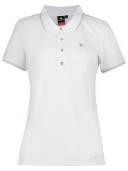 LUHTA Koszulka "Kivimaa" w kolorze białym rozmiar: L. Białe bluzki Luhta, l, bez wzorów, bez kołnierzyka, bez ramiączek. Za 74.81 zł.