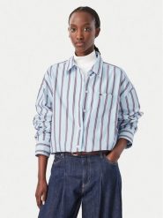 Tommy Jeans Koszula Essential DW0DW23340 Niebieski jasny Oversize. Niebieskie koszule Tommy Jeans, xl, bez wzorów, z bawełny, bez kołnierzyka, bez ramiączek. Za 449.99 zł.