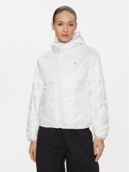 Tommy Jeans Kurtka przejściowa DW0DW17242 Biały Regular Fit. Białe kurtki Tommy Jeans, xs, bez wzorów, z jeansu, bez kaptura. Za 459.99 zł.