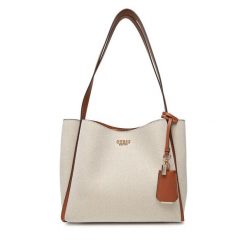 Torebka Guess. Brązowe torebki klasyczne Guess, z aplikacjami, bez dodatków. Za 719.99 zł.