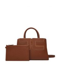 Elisabetta Franchi Torebka BS-06A-66E2-V440 Brązowy. Brązowe torebki klasyczne Elisabetta Franchi, bez wzorów, ze skóry, bez dodatków. Za 1,879.00 zł.