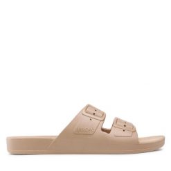 Klapki Freedom Moses. Brązowe klapki Freedom Moses, bez wzorów, bez obcasa. Za 169.99 zł.