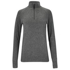 Damska bluzka z długim rękawem Whistler Athene. Szare bielizna sportowa Whistler, bez wzorów. Za 239.00 zł.