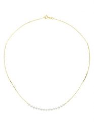 ATELIERS SAINT GERMAIN Złoty naszyjnik z perłami - dł. 42 cm rozmiar: onesize. Żółte naszyjniki ATELIERS SAINT GERMAIN, z perłą, złote. Za 521.99 zł.