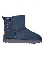 Geographical Norway Botki zimowe "Olga" w kolorze granatowym rozmiar: 39. Niebieskie botki Geographical Norway, na zimę, bez wzorów, z futra, bez obcasa, bez zapięcia. Za 105.38 zł.