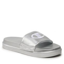 Klapki Champion. Szare klapki Champion, bez wzorów, bez obcasa. Za 59.99 zł.