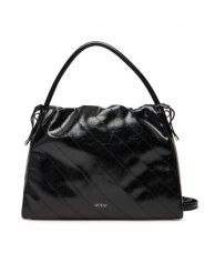 Guess Torebka Amys HWMY96 59220 Czarny. Czarne torebki klasyczne Guess, z aplikacjami, ze skóry, bez dodatków. Za 679.99 zł.