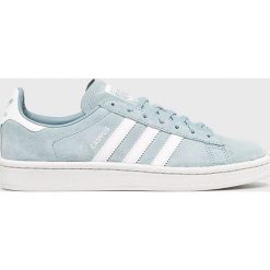 Adidas Originals - Buty Campus W. Niebieskie obuwie sportowe Adidas Originals, z materiału, bez zapięcia. W wyprzedaży za 269.90 zł.