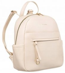 Plecak damski Peterson PTN T39013 beżowy. Brązowe plecaki Peterson, bez wzorów, z materiału. Za 100.49 zł.