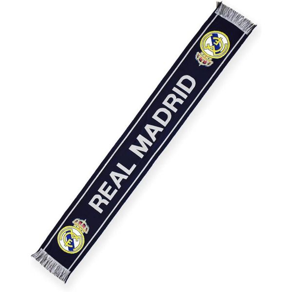 Szalik kibicowski Real Madryt. Szaliki REAL MADRID, bez wzorów, z materiału. Za 94.45 zł.