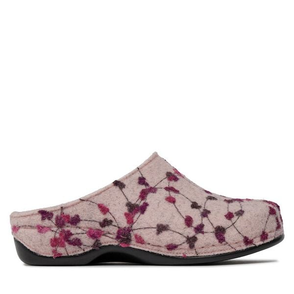 Kapcie Berkemann. Czerwone obuwie domowe Berkemann, bez wzorów, bez zapięcia. Za 239.99 zł.