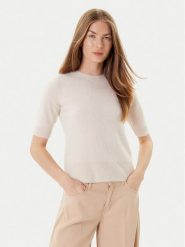 Marella Sweter Jim 2523366075 Écru Regular Fit. Swetry Marella, m, bez wzorów, z kaszmiru, bez ramiączek. Za 1,289.00 zł.