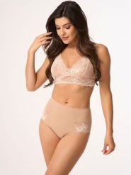 Figi Model BBL 203 Beige - Babell. Brązowe figi Babell, l, bez wzorów, z dzianiny. Za 100.13 zł.