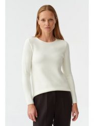 TATUUM Koszulka "Wiko" w kolorze kremowym rozmiar: XL. Brązowe bluzki Tatuum, xl, bez wzorów, bez kołnierzyka, bez ramiączek. Za 131.12 zł.