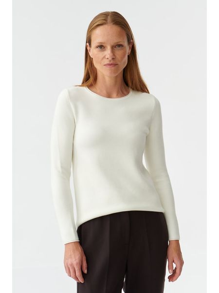 TATUUM Koszulka "Wiko" w kolorze kremowym rozmiar: XL. Brązowe bluzki Tatuum, xl, bez wzorów, bez kołnierzyka, bez ramiączek. Za 148.26 zł.