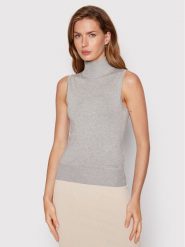 Guess Golf Zelinda W2YR32 Z2V62 Szary Regular Fit. Szare golfy Guess, xs, z aplikacjami, z wiskozy, bez ramiączek. Za 339.99 zł.