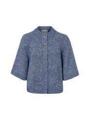 Neo Noir Kardigan z zawartością wełny - Benuta Fluffy Kobiety niebieski, 36. Niebieskie kardigany Neo Noir, bez wzorów, z wełny. Za 349.95 zł.