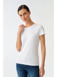 TATUUM Koszulka w kolorze białym rozmiar: 3XL. Białe bluzki Tatuum, xl, bez wzorów, z bawełny, bez kołnierzyka, bez ramiączek. Za 41.59 zł.