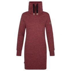 Damska sportowa sukienka/bluza Loap Ebunka różowa. Czerwone bluzy sportowe LOOP, m, bez wzorów, z dresówki, bez kaptura. Za 205.99 zł.