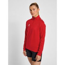 Bluza do piłki ręcznej damska Hummel hmlCORE XK. Czerwone bluzy Hummel, s, bez wzorów, bez kaptura. Za 200.50 zł.