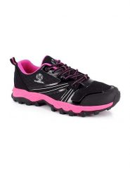 Kimberfeel Buty turystyczne "Cory" w kolorze czarno-różowym rozmiar: 38. Czarne trekkingi Kimberfeel, z materiału, outdoorowe. Za 171.68 zł.