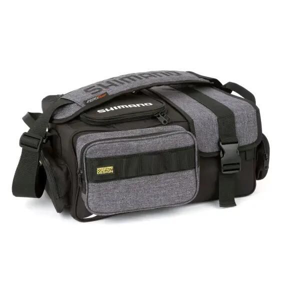 Torba na akcesoria Shimano Yasei. Czarne torby na ramię Shimano, bez wzorów, z materiału, eleganckie, na ramię, bez dodatków. Za 627.50 zł.