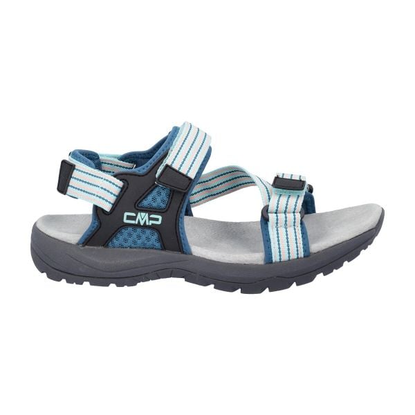 Sandały damskie CMP Khalys. Niebieskie sandały CMP, bez wzorów, z gumy, sportowe, z otwartym noskiem, bez obcasa, bez zapięcia. Za 149.99 zł.