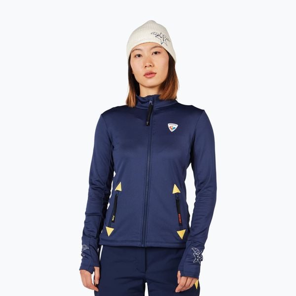 Bluza narciarska damska Rossignol JCC Climi. Niebieskie bluzy Rossignol, l, bez wzorów, z elastanu, bez kaptura. Za 1,186.35 zł.