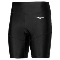 Legginsy do biegania damskie Mizuno Core Mid Tights krótkie. Czarne legginsy Mizuno, s, bez wzorów, do biegania. Za 83.99 zł.