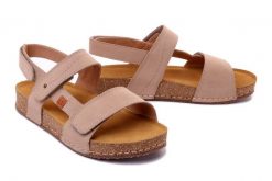 JOSEF SEIBEL 64902 651 200 Hannah 02 beige, sandały damskie. Brązowe sandały Josef Seibel, bez wzorów, ze skóry, bez obcasa, bez zapięcia. Za 194.95 zł.