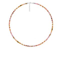 Naszyjnik z kamieni turmalin posrebrzany. Naszyjniki Lilou, posrebrzane. Za 189.00 zł.