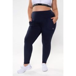 Legginsy fitness damskie Rough Radical Cosy Plus size. Niebieskie legginsy ROUGH RADICAL, plus size, bez wzorów. Za 159.90 zł.