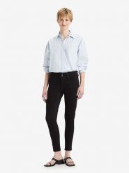 Levi's Dżinsy "711" - Skinny fit - w kolorze czarnym rozmiar: W29/L30. Czarne jeansy Levi's®, l, z aplikacjami. Za 162.87 zł.