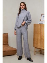 Soft Cashmere 2-częściowy zestaw w kolorze szarym rozmiar: 34/36. Szare golfy Soft Cashmere, bez wzorów, bez ramiączek. Za 186.63 zł.