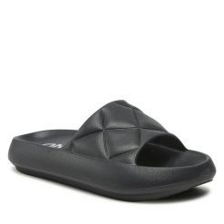 Klapki ONLY Shoes. Czarne klapki ONLY SHOES, bez wzorów, bez obcasa. Za 69.99 zł.
