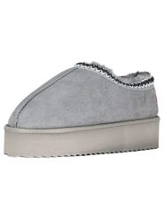 Geographical Norway Kapcie "One" w kolorze szarym rozmiar: 36. Szare obuwie domowe Geographical Norway, bez wzorów, z materiału, bez zapięcia. Za 100.99 zł.